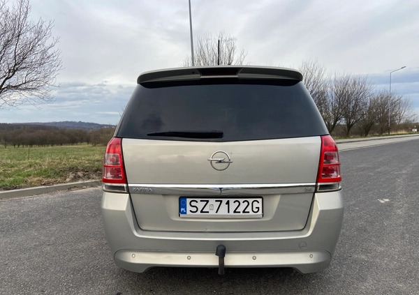 Opel Zafira cena 18500 przebieg: 224000, rok produkcji 2008 z Kraków małe 211